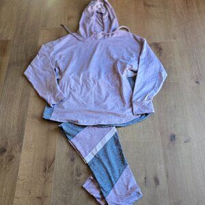Yoga Pants and Hoodie Set